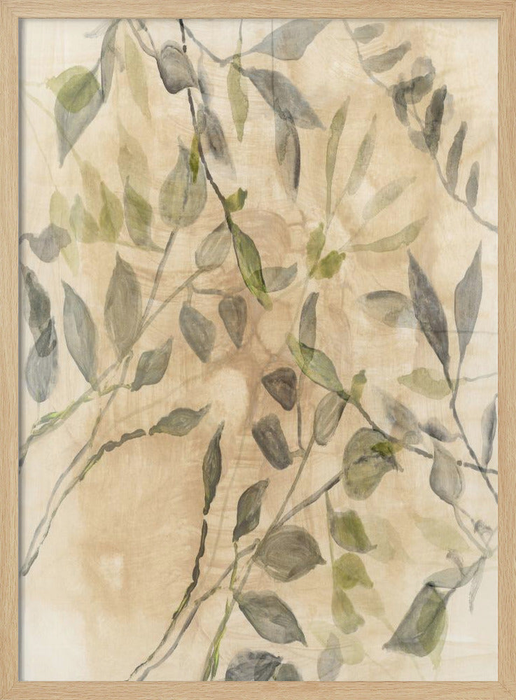 Farbgewaschene Blätter Nr. 2 | Poster