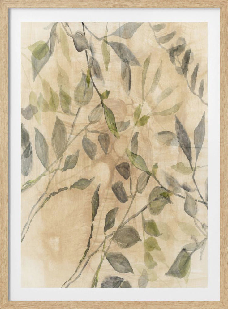 Farbgewaschene Blätter Nr. 2 | Poster