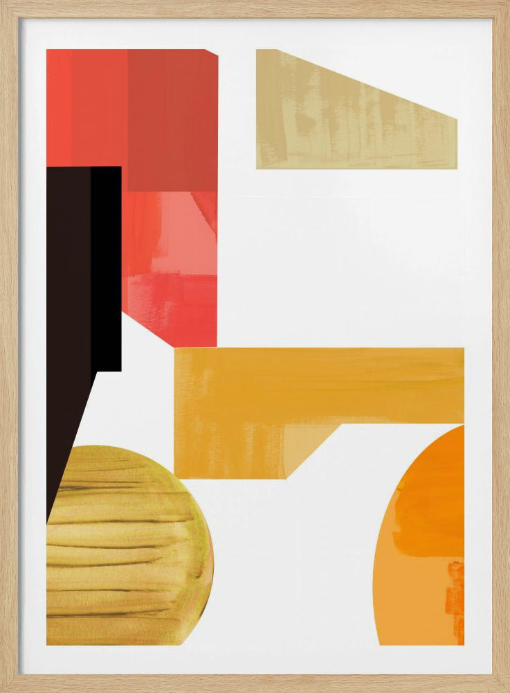 Geometrische Wärme Nr. 3 | Poster