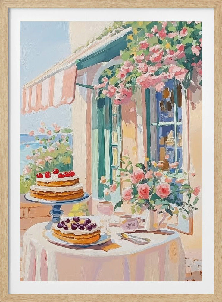 Französisches Dessertcafé | Poster
