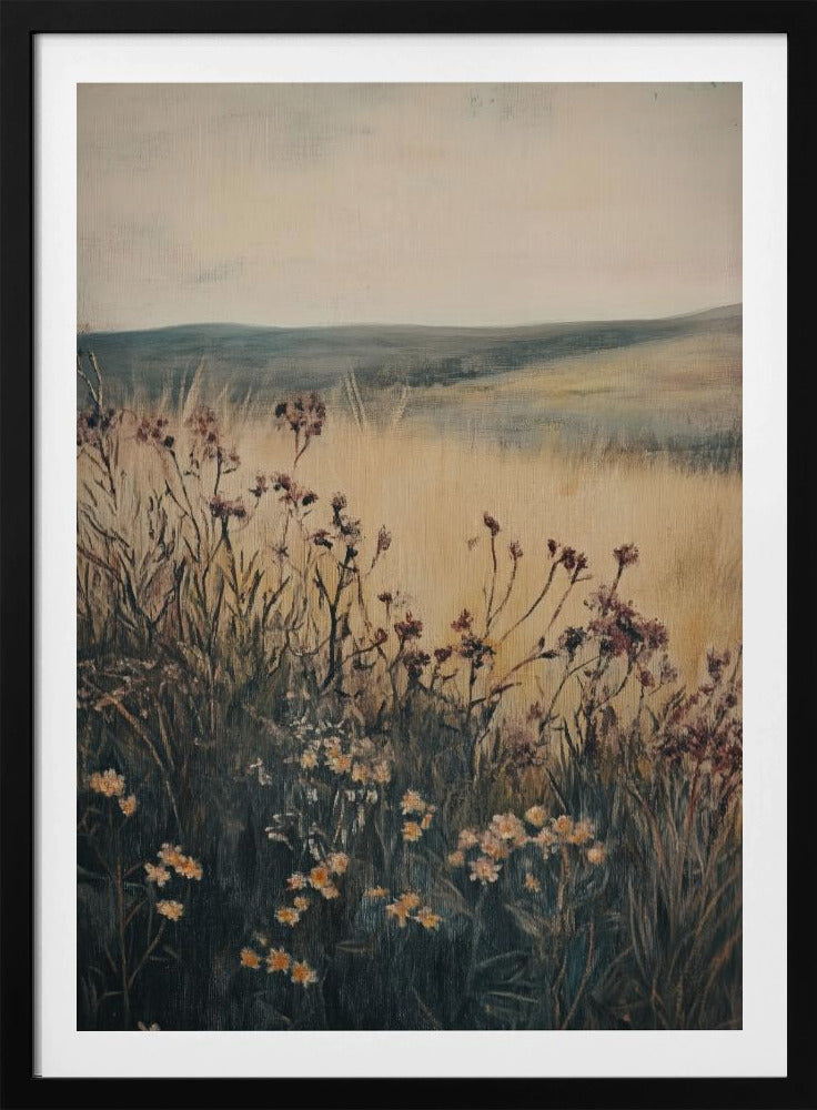 Landschaft Wildblume | Poster