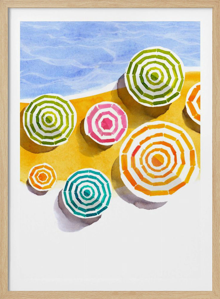 Urlaubsstrand | Poster
