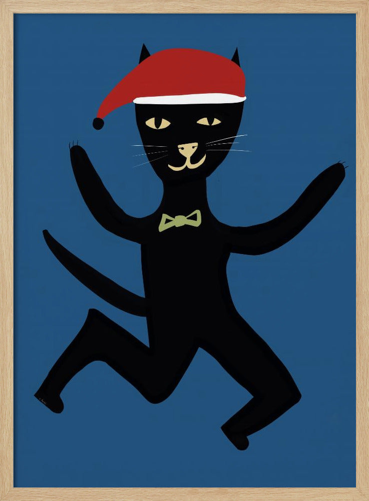 Weihnachtskatze | Poster