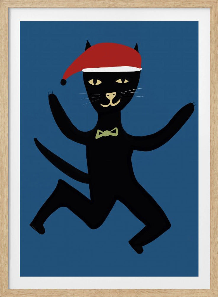 Weihnachtskatze | Poster
