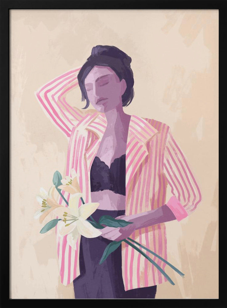 Lilly in einer Jacke | Poster