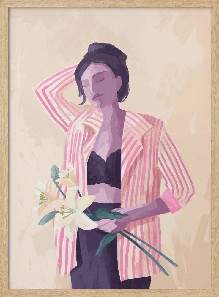 Lilly in einer Jacke | Poster
