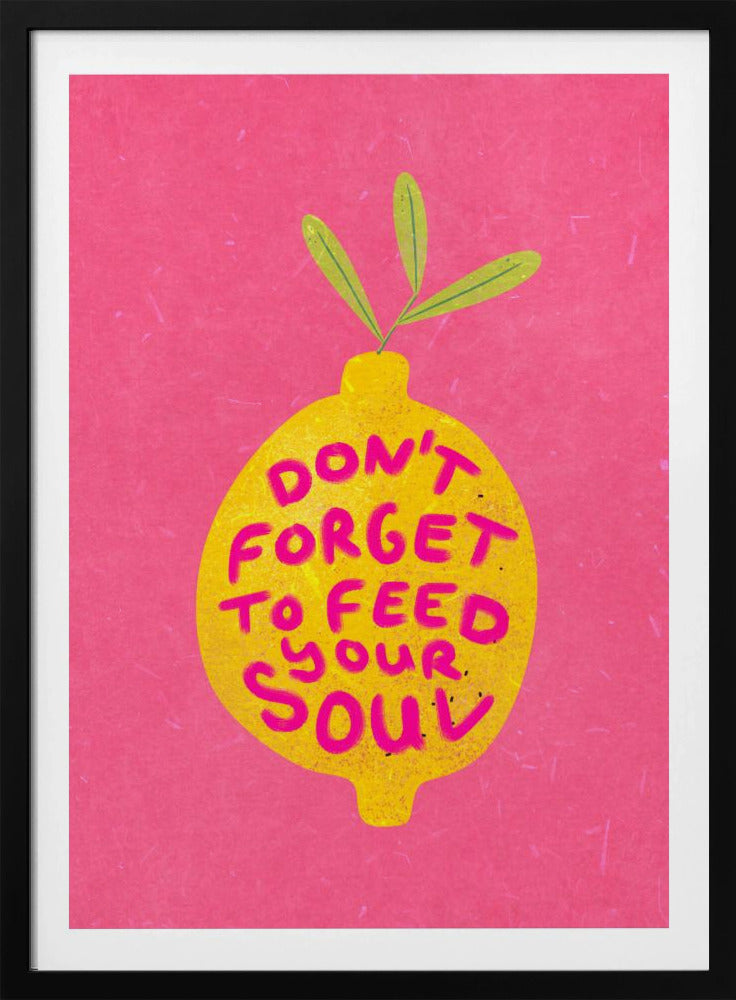 Soulfood Zitrone | Poster