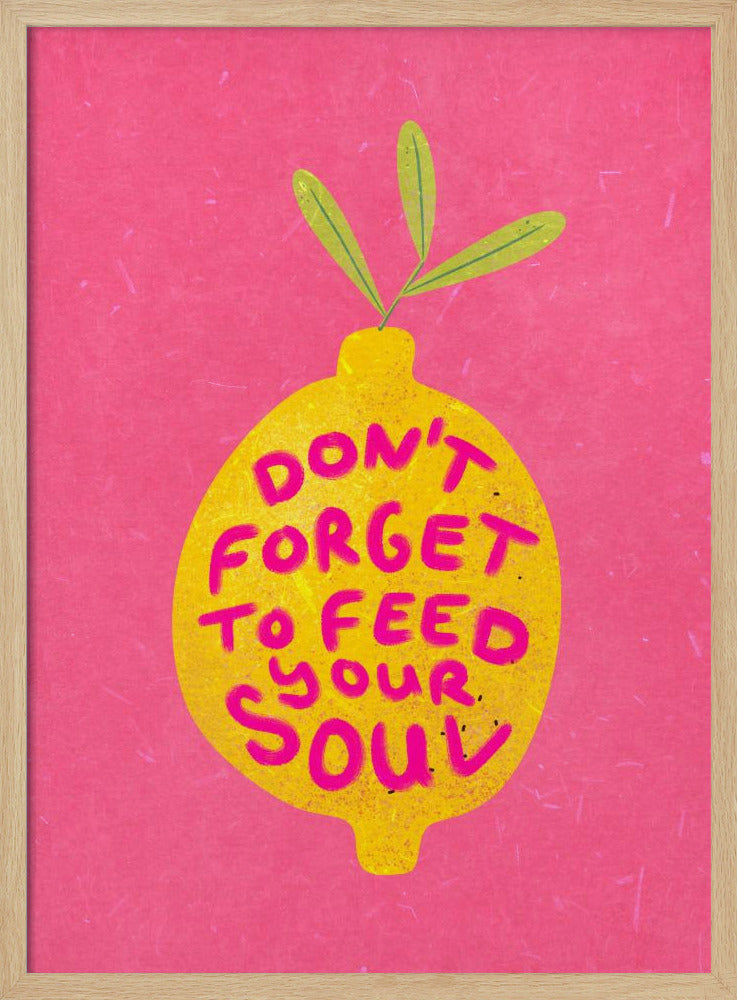 Soulfood Zitrone | Poster