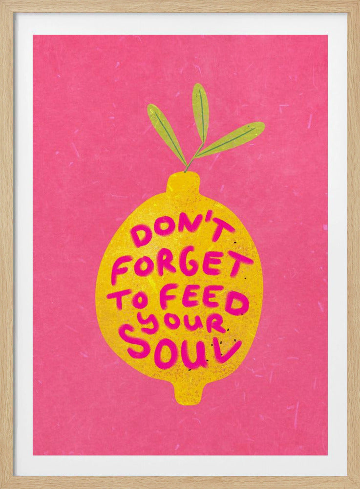 Soulfood Zitrone | Poster
