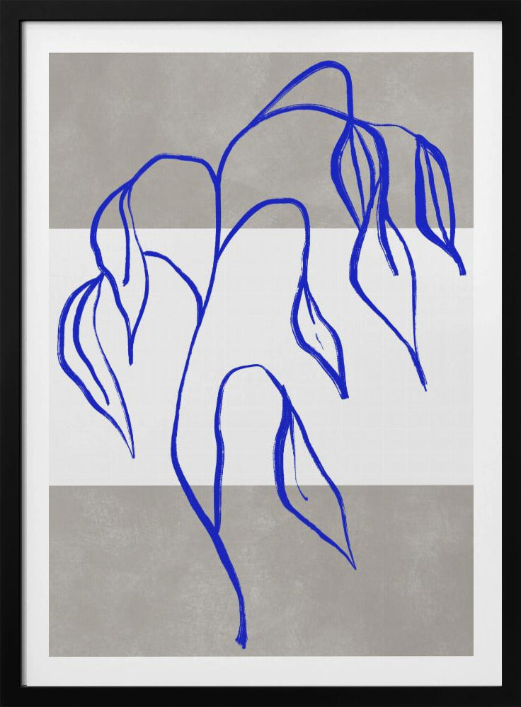 Blaue Eleganz | Poster