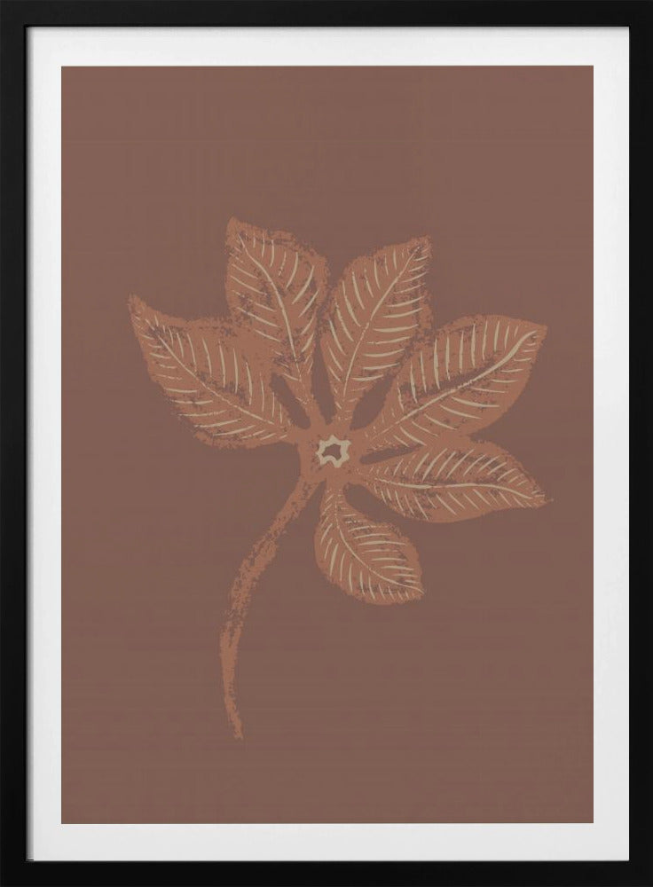 Abstract Mochs Foliage | Poster