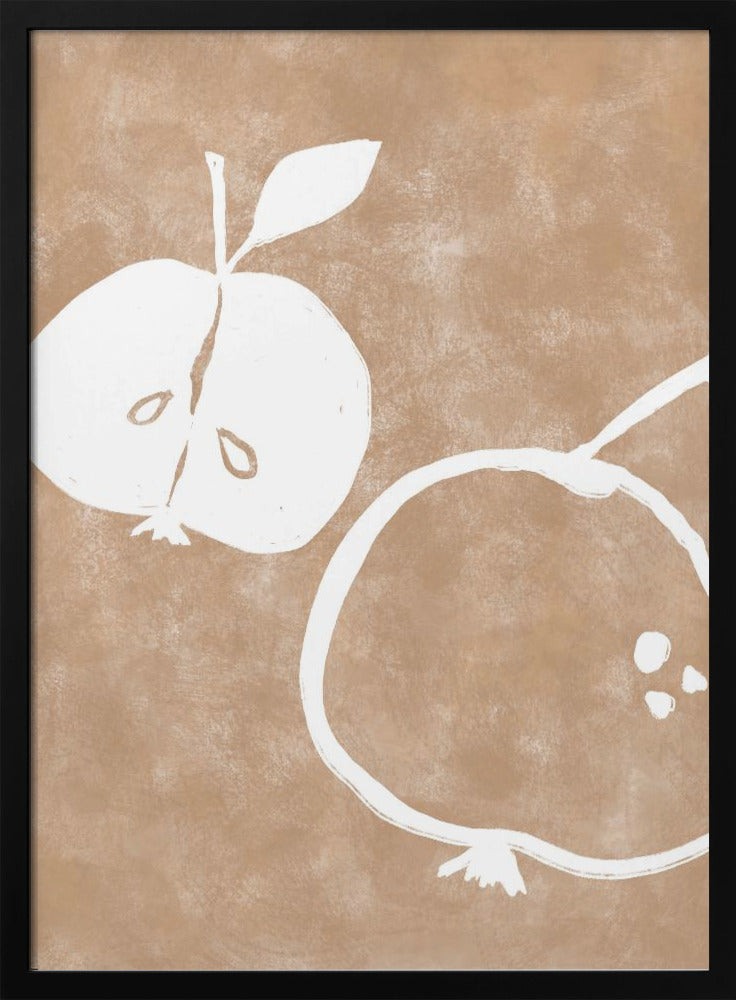 Obst-Silhouetten | Poster