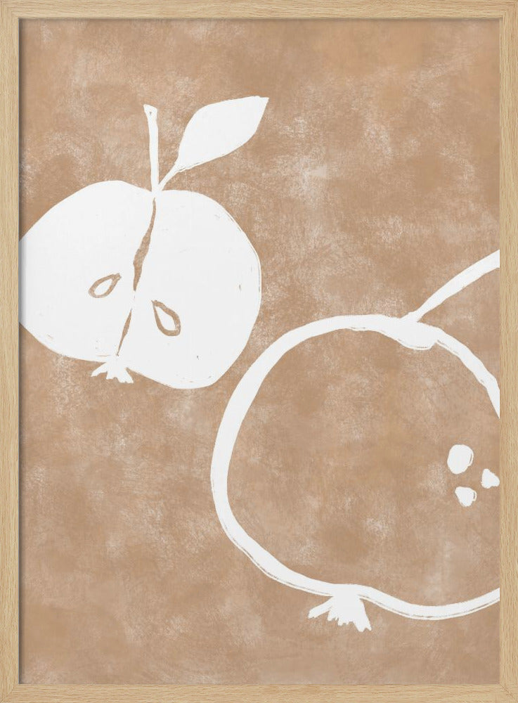 Obst-Silhouetten | Poster
