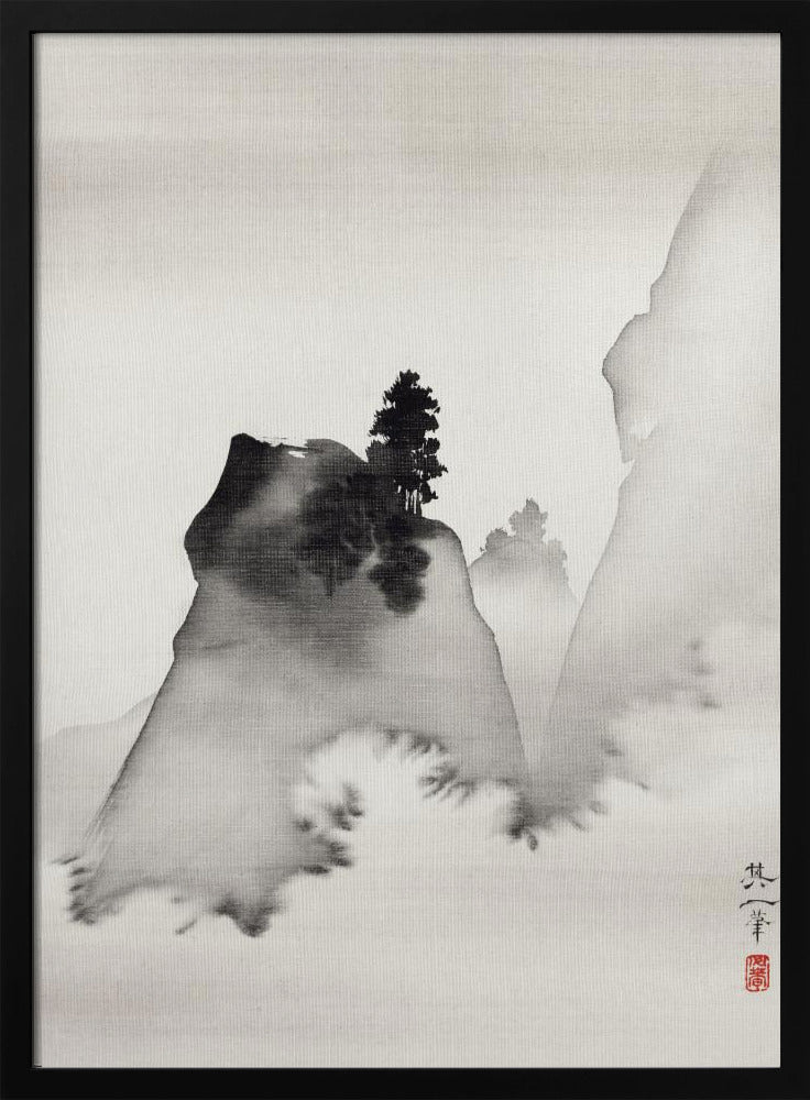 Berge (rechts vom Triptychon „Drei Abendszenen“) (19. Jahrhundert) | Poster