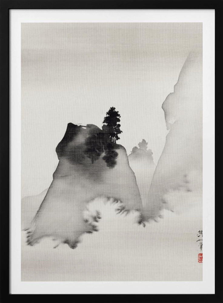Berge (rechts vom Triptychon „Drei Abendszenen“) (19. Jahrhundert) | Poster