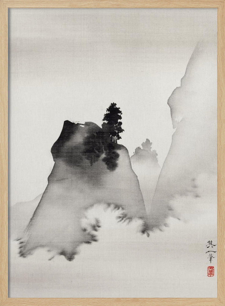 Berge (rechts vom Triptychon „Drei Abendszenen“) (19. Jahrhundert) | Poster