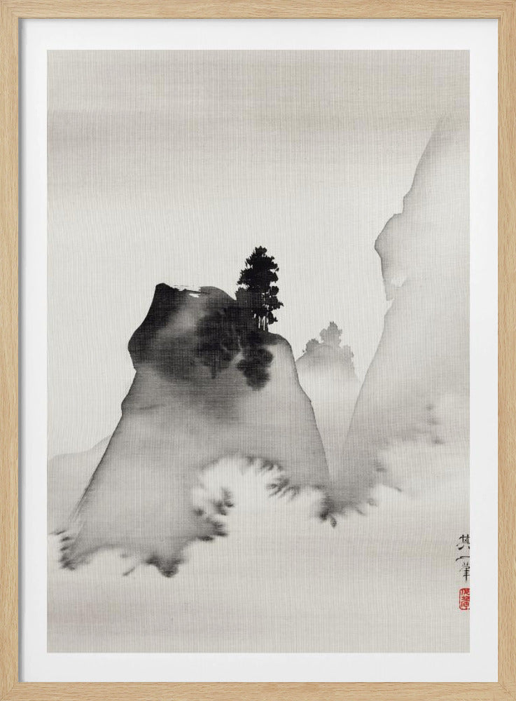Berge (rechts vom Triptychon „Drei Abendszenen“) (19. Jahrhundert) | Poster