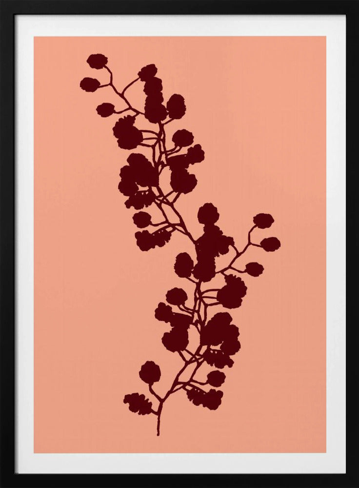 Blumensilhouette 2 | Poster