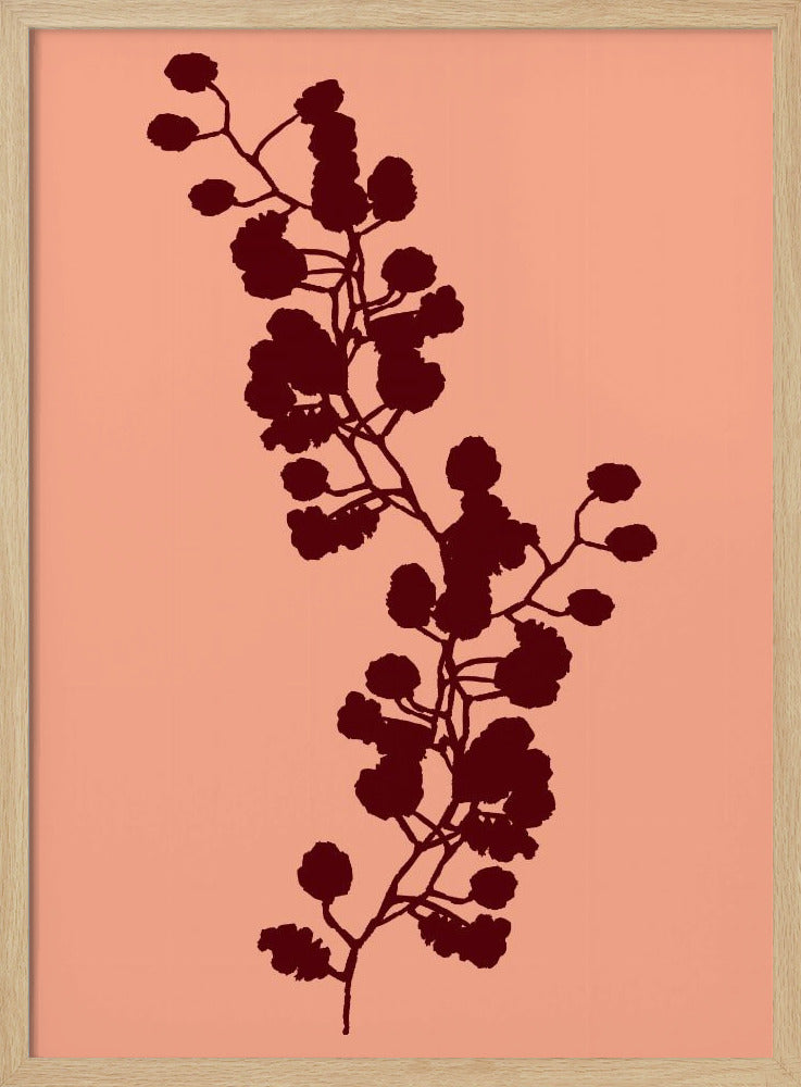 Blumensilhouette 2 | Poster