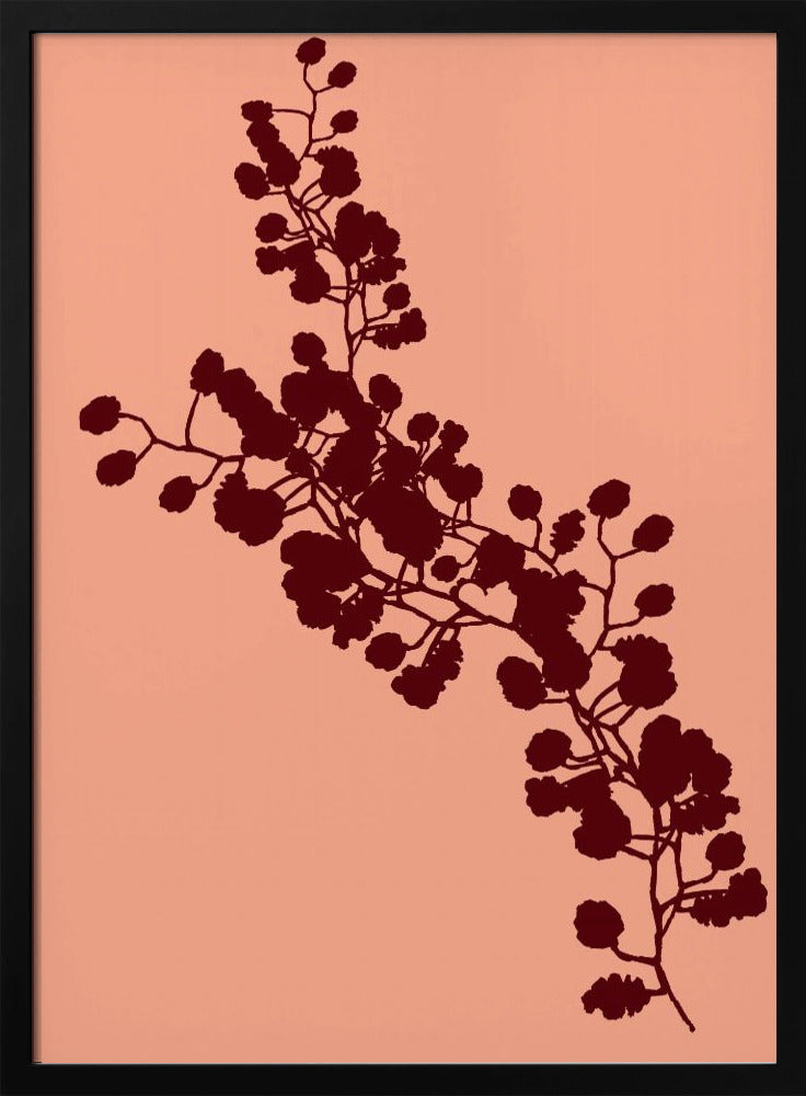 Blumensilhouette 4 | Poster