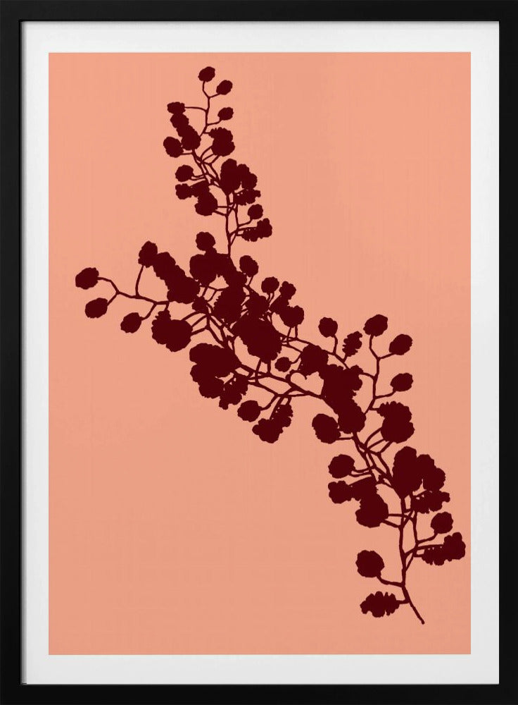 Blumensilhouette 4 | Poster