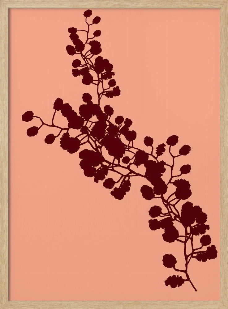 Blumensilhouette 4 | Poster