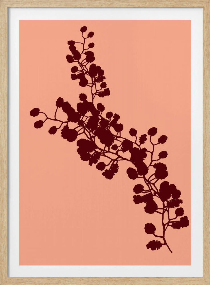 Blumensilhouette 4 | Poster