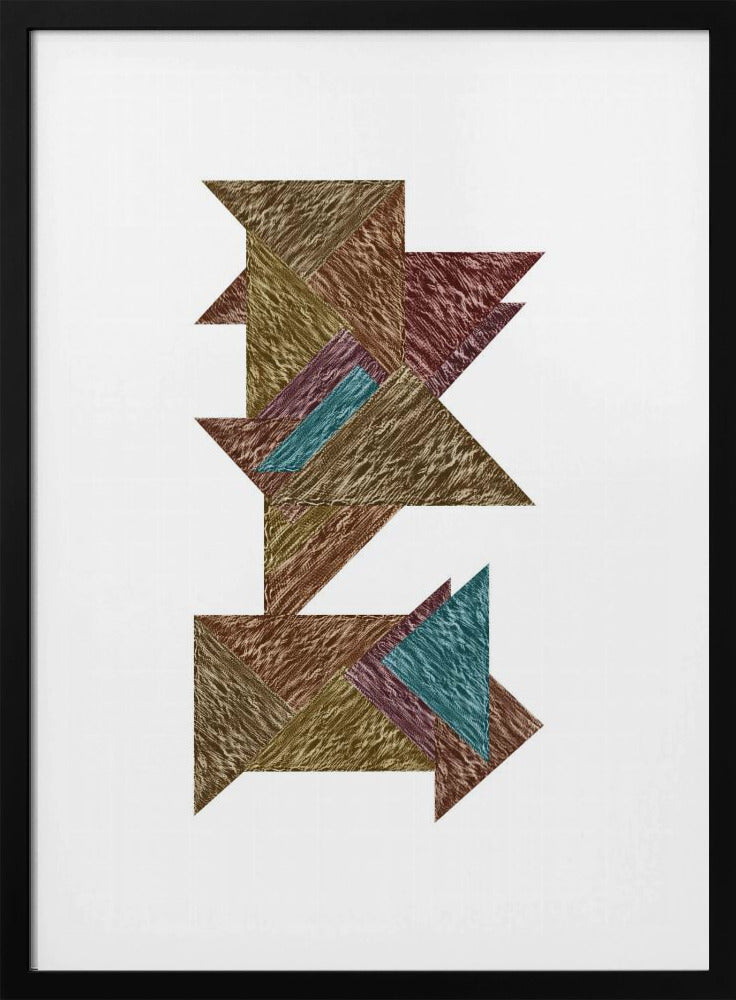 Mokka Textural Abstract 2 | Poster