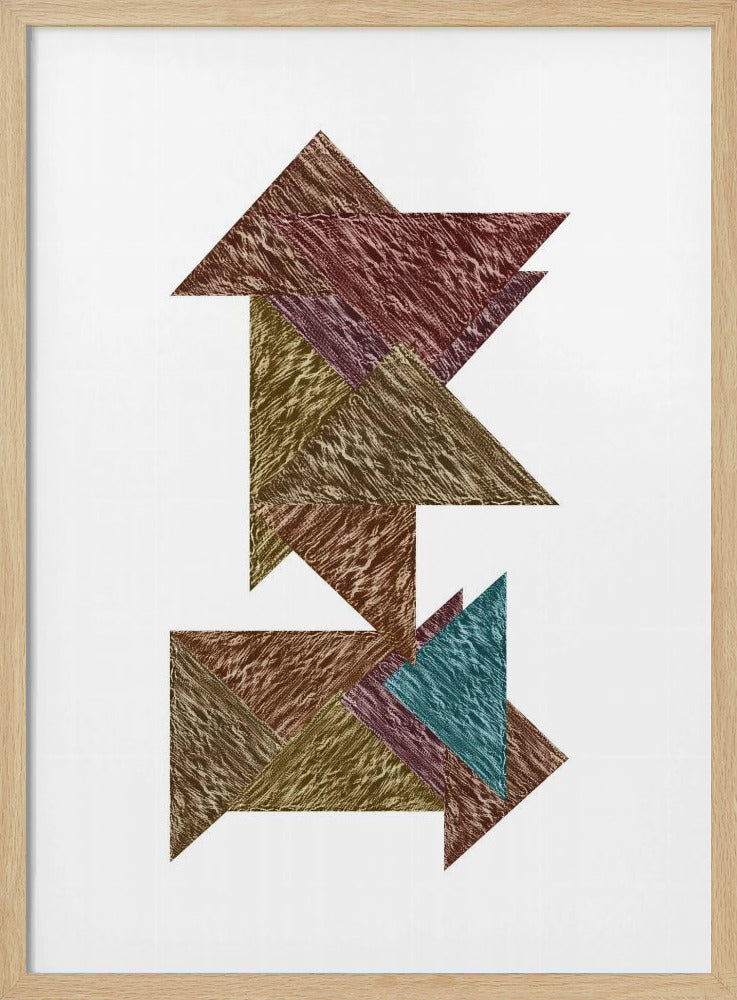 Mokka Textural Abstract 1 | Poster