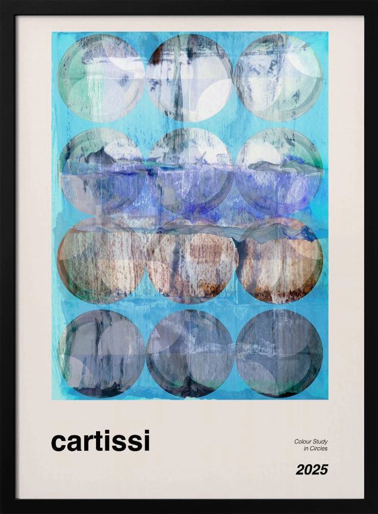 Farbstudie in Kreisen | Poster