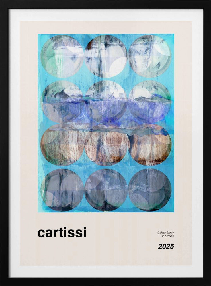 Farbstudie in Kreisen | Poster