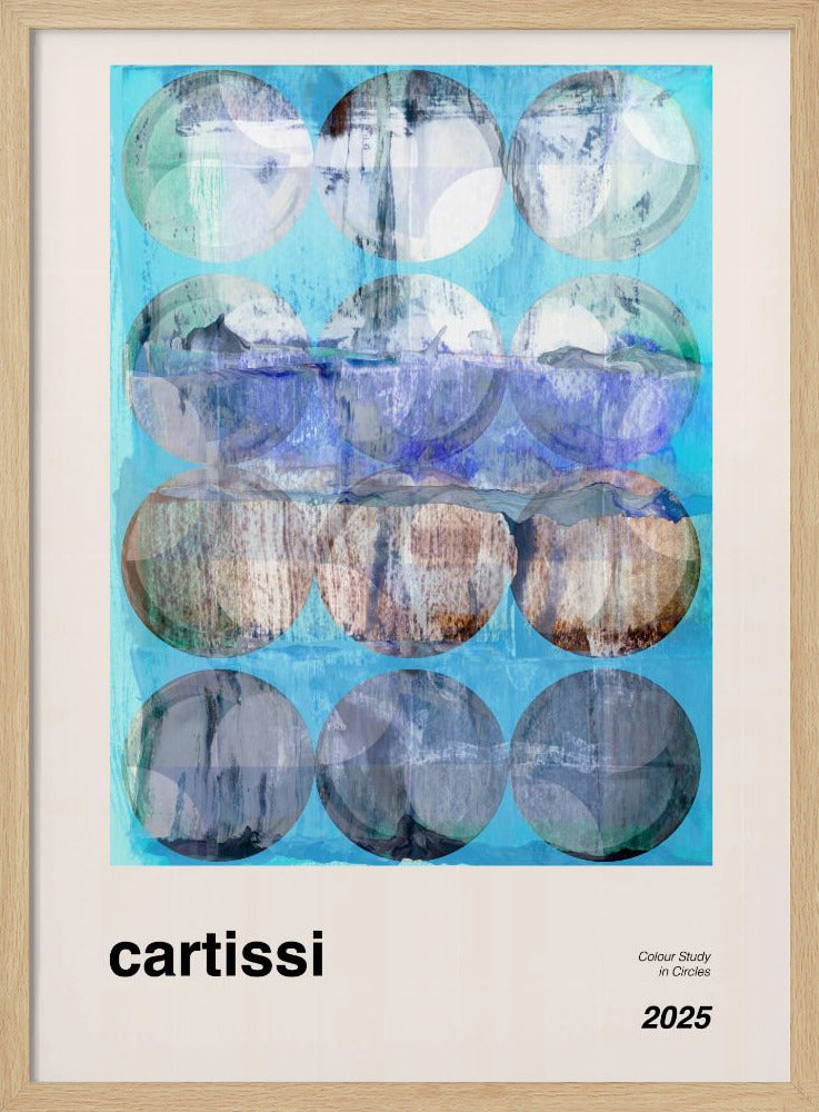 Farbstudie in Kreisen | Poster