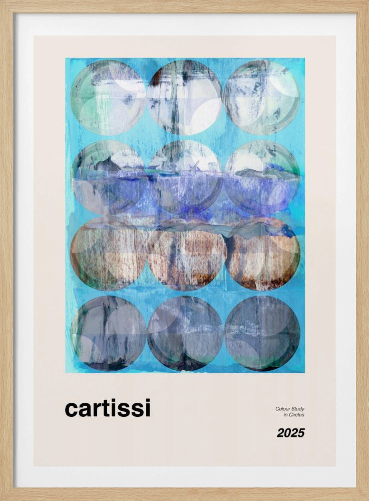Farbstudie in Kreisen | Poster