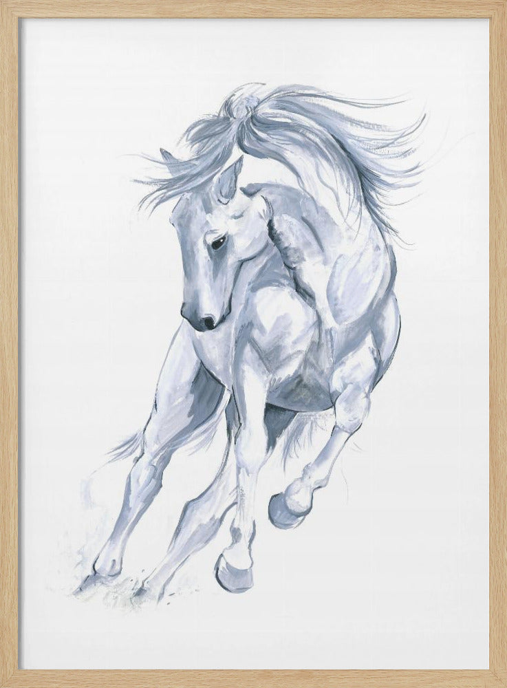 Horse Running Abstract | Poster