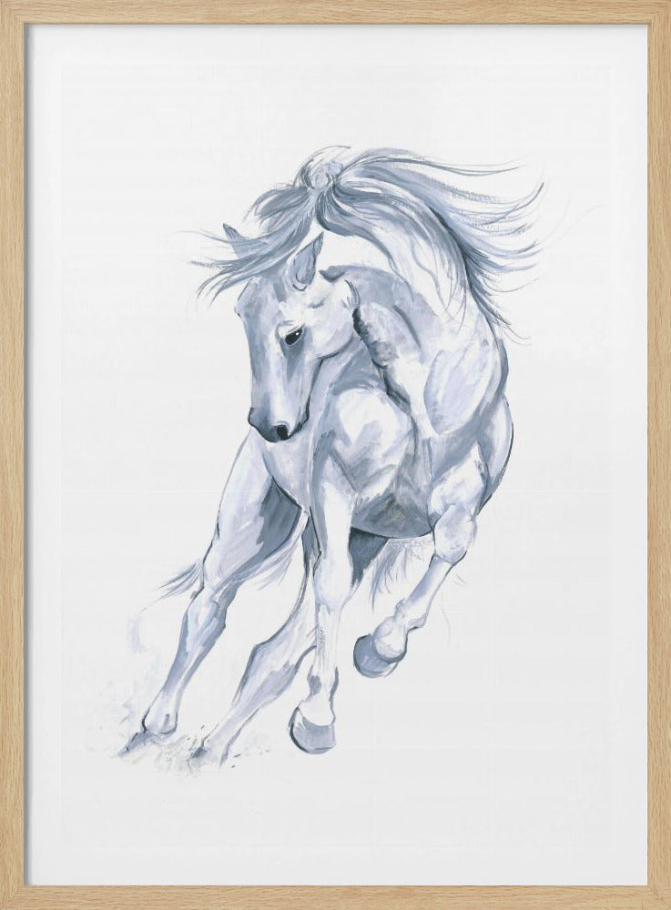 Horse Running Abstract | Poster