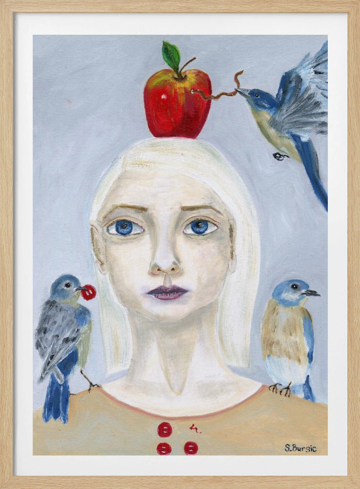 Nordische Frau Mut | Poster