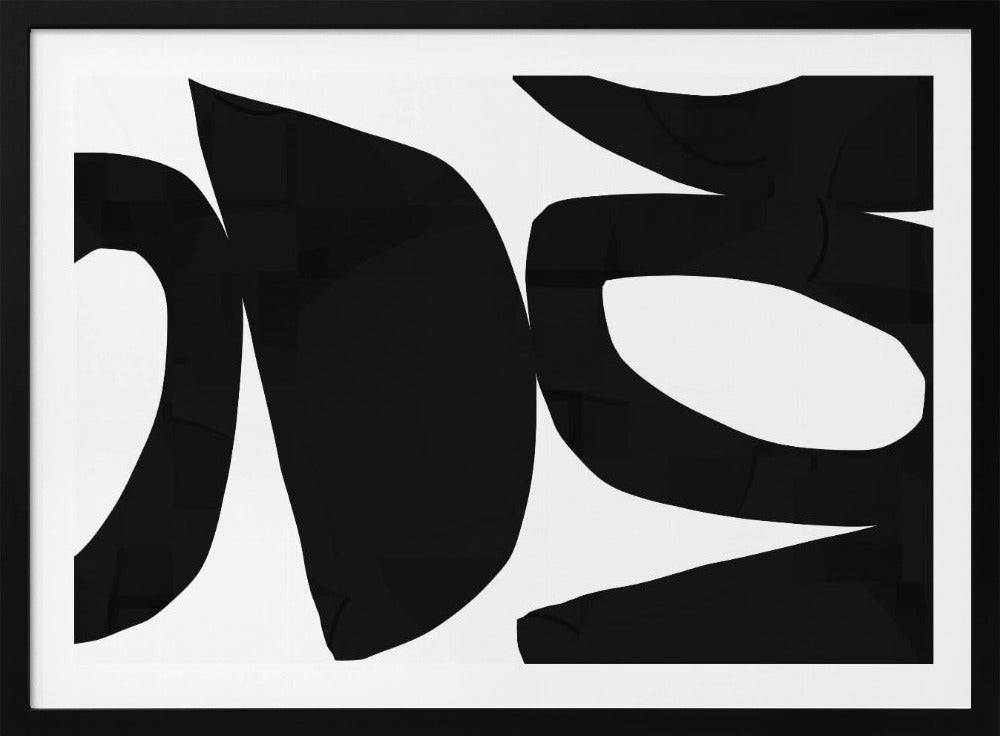 Große schwarze Formen 3 | Poster