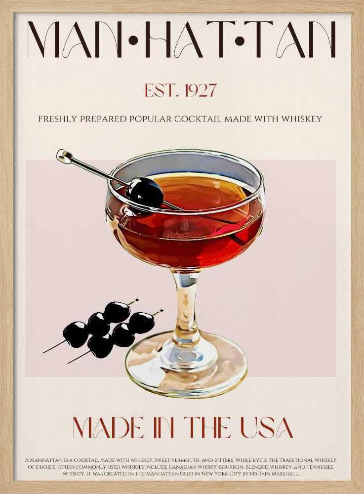 Klassisches Manhattan | Poster
