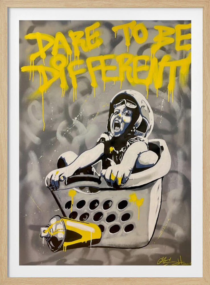 Child In A Laundry Basket | Poster