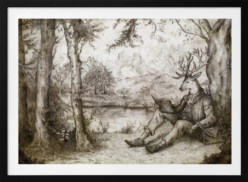 LESEN UNTER EINEM BAUM | Poster