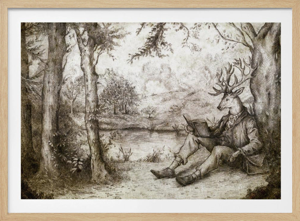 LESEN UNTER EINEM BAUM | Poster
