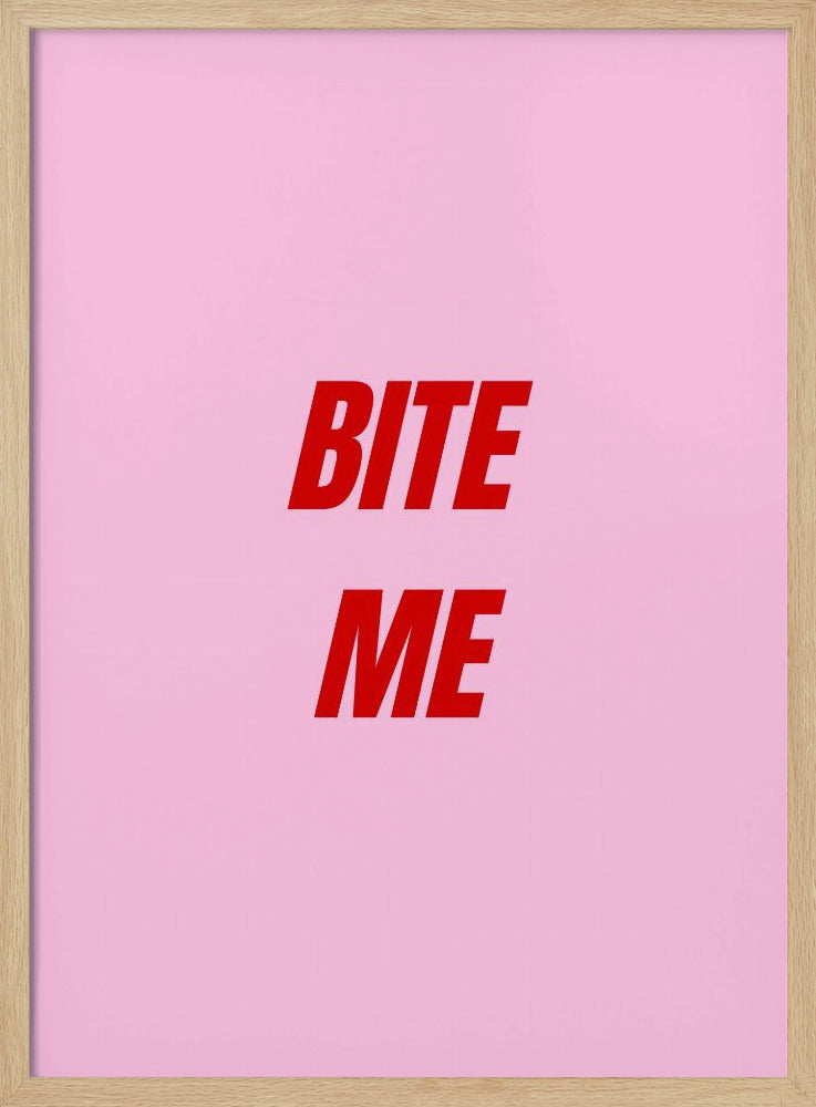Rot auf Pink – Mutig | Poster
