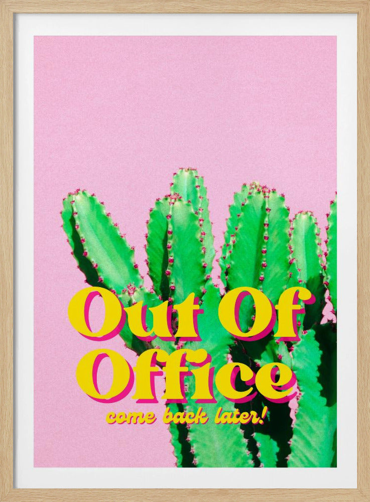 Vibrant Green Cactus | Poster