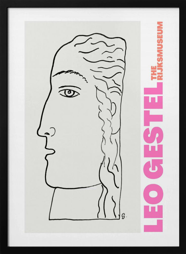 Elegante Profilskizze | Poster