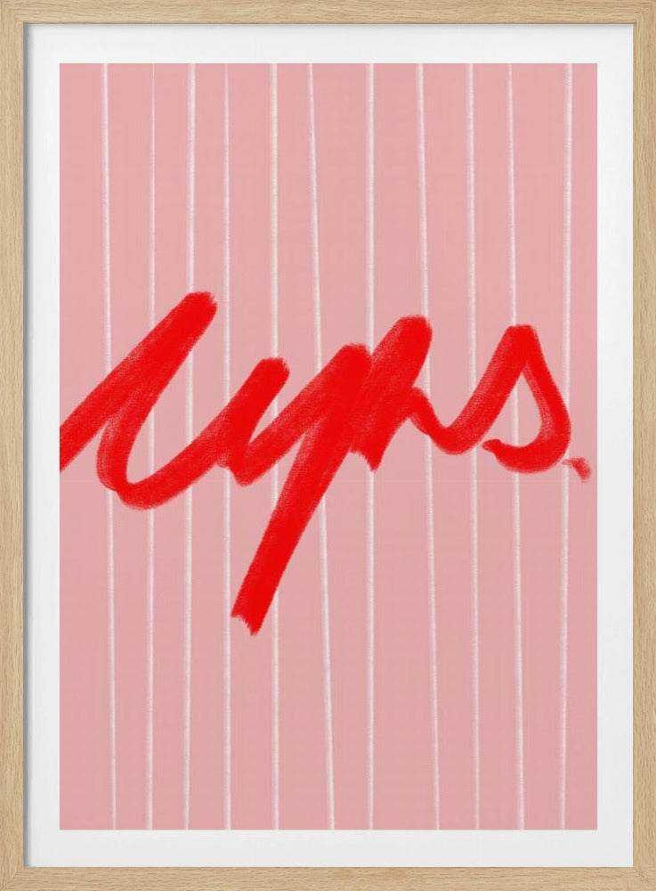 Kräftiges rotes Flüstern | Poster