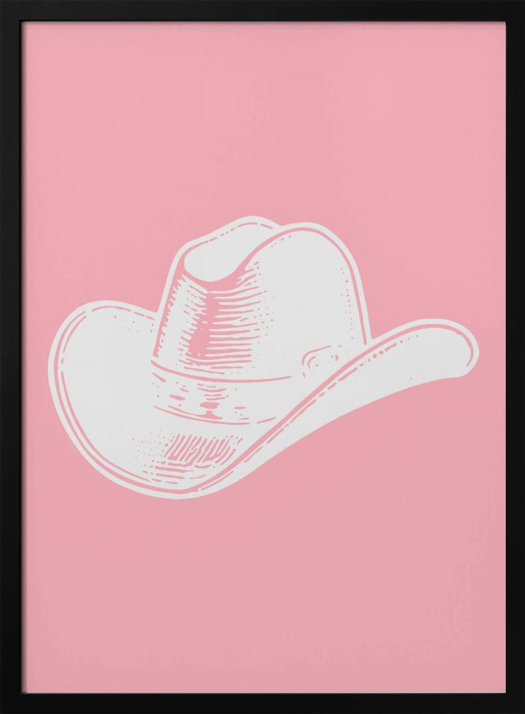 Rosa Cowboyhut | Poster