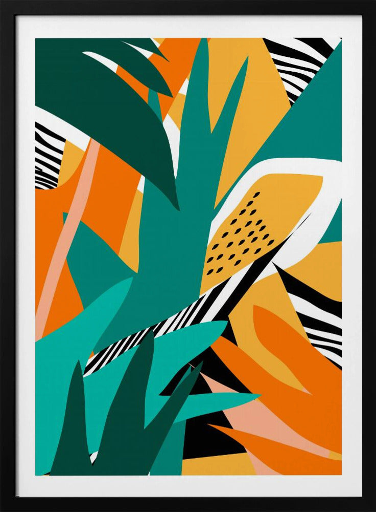 Dschungel Abstrakte Form | Poster