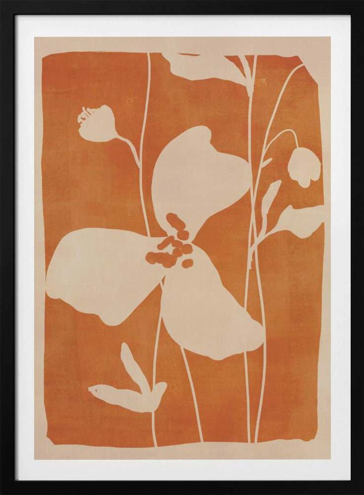Abstrakte Minimalblumen | Poster