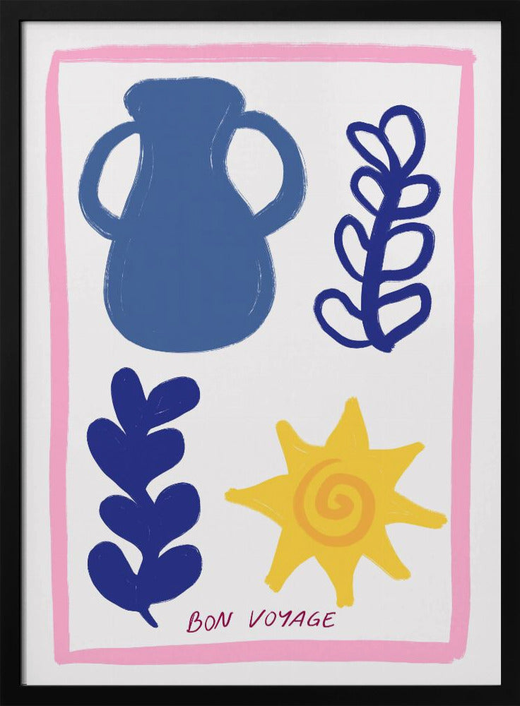 Bon Voyage Symbols | Poster