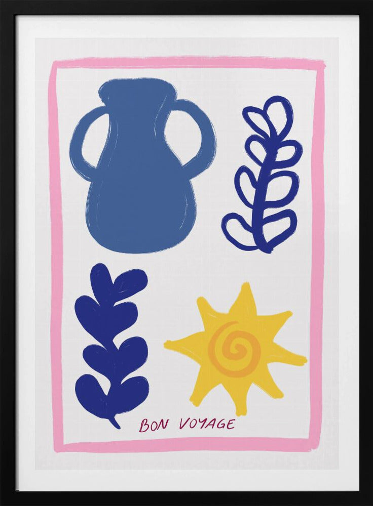 Bon Voyage Symbols | Poster